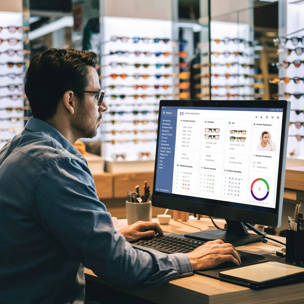 Optical store management software